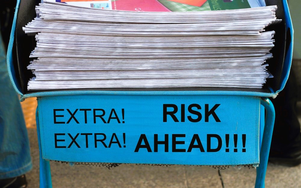 Extra! Risk Ahead!