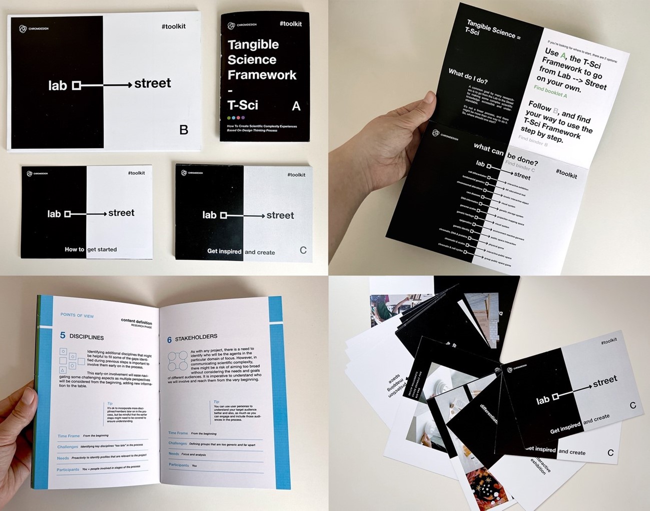 El kit de herramientas: del "Laboratorio a la calle", marco de ciencia tangible