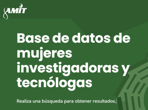 Base de datos de AMIT de mujeres tecnólogas e investigadoras