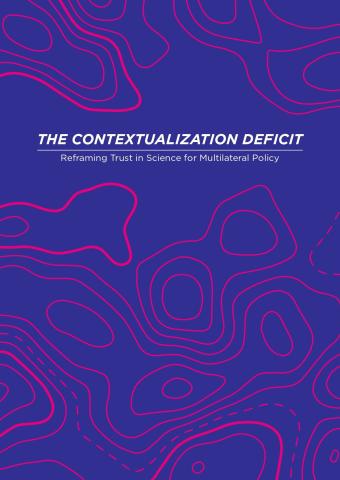 Portad del informe "The Contextualization Deficit"